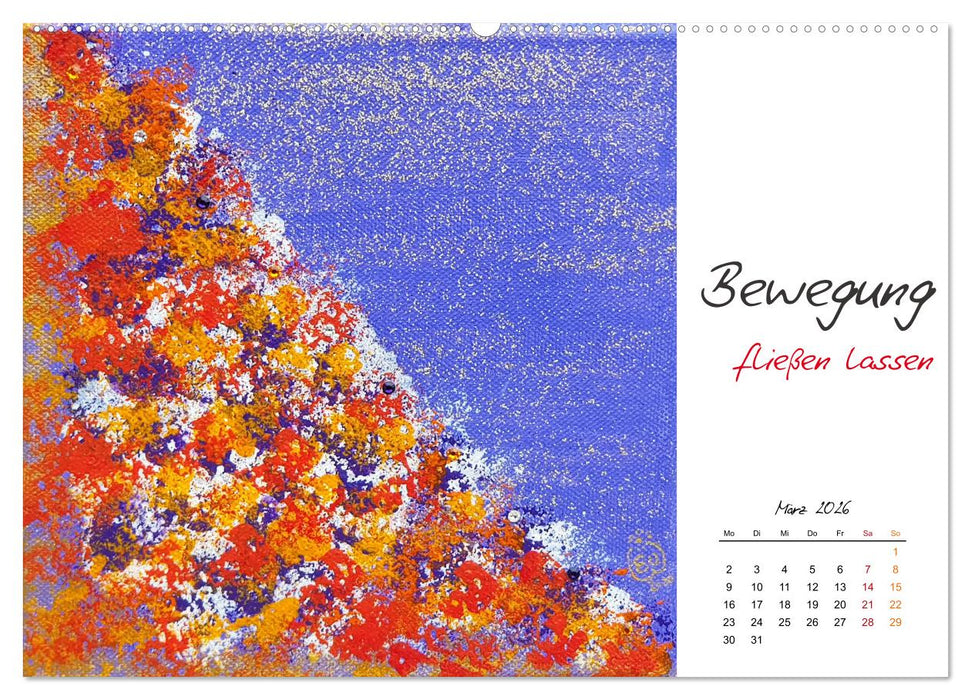 SeelenFreudeBilder - Strahlende Impulse zum Loslassen und Träumen (CALVENDO Premium Wandkalender 2026)