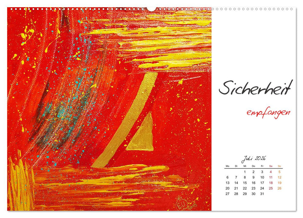 SeelenFreudeBilder - Strahlende Impulse zum Loslassen und Träumen (CALVENDO Premium Wandkalender 2026)