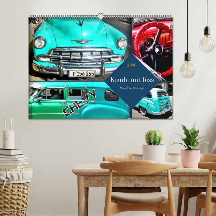 Kombi mit Biss - Als der Chevy Zähne zeigte (CALVENDO Wandkalender 2026)