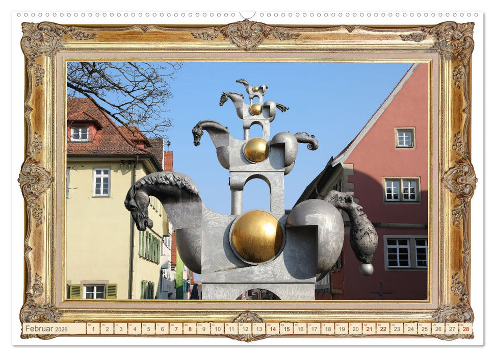 Pferde sind Kunst - horizontal (CALVENDO Premium Wandkalender 2026)