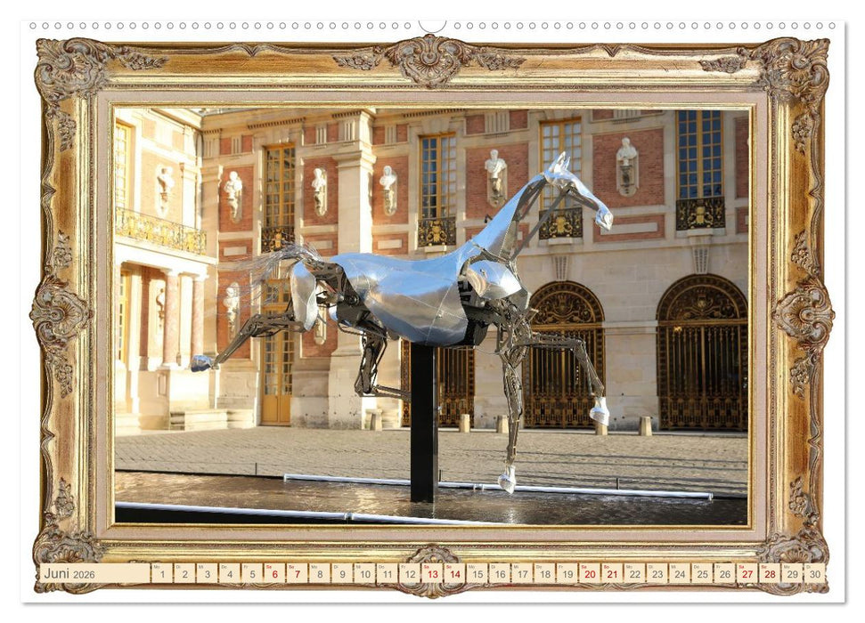 Pferde sind Kunst - horizontal (CALVENDO Premium Wandkalender 2026)