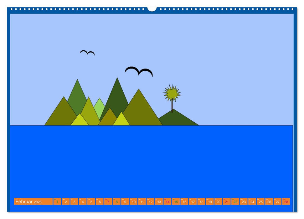 Inseln in der Südsee (CALVENDO Premium Wandkalender 2026)