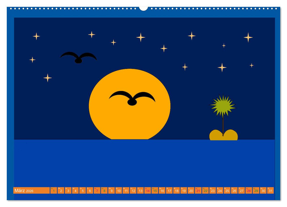 Inseln in der Südsee (CALVENDO Premium Wandkalender 2026)