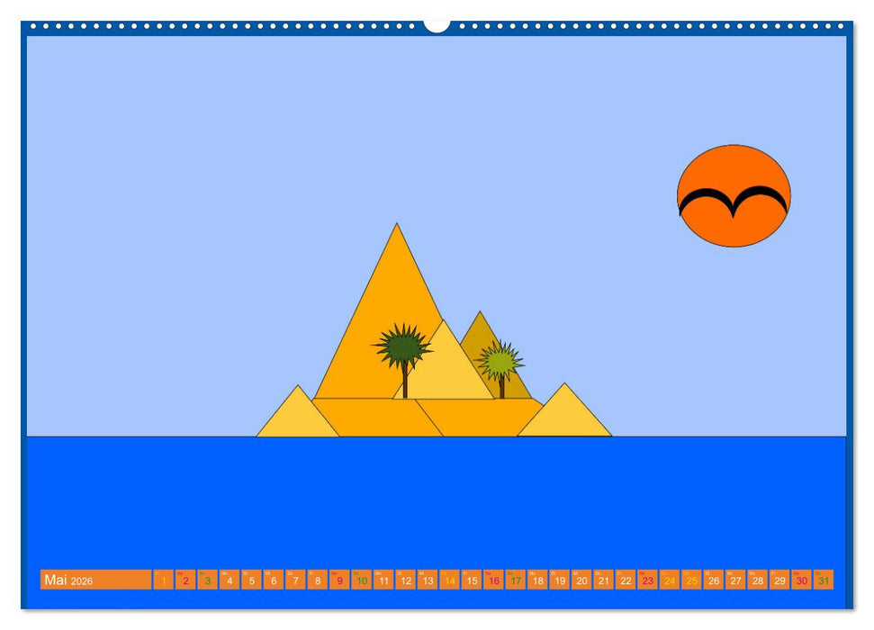 Inseln in der Südsee (CALVENDO Premium Wandkalender 2026)