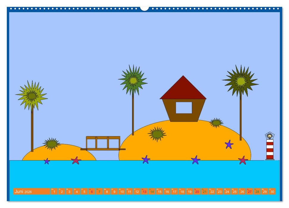 Inseln in der Südsee (CALVENDO Premium Wandkalender 2026)