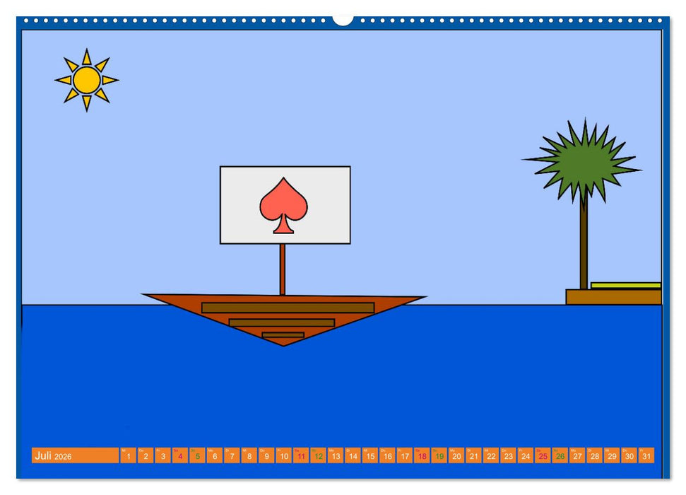 Inseln in der Südsee (CALVENDO Premium Wandkalender 2026)