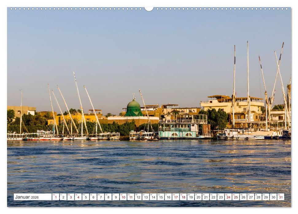 Ägypten Landschaften am Nil (CALVENDO Wandkalender 2026)