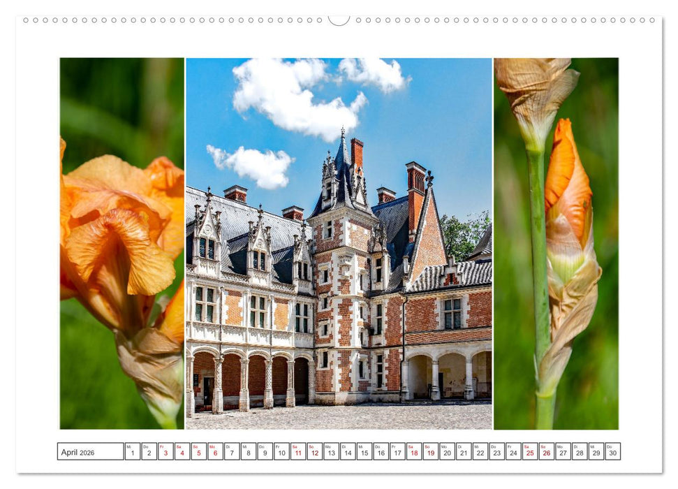 Schlösser der Loire - Romantik Pur (CALVENDO Wandkalender 2026)