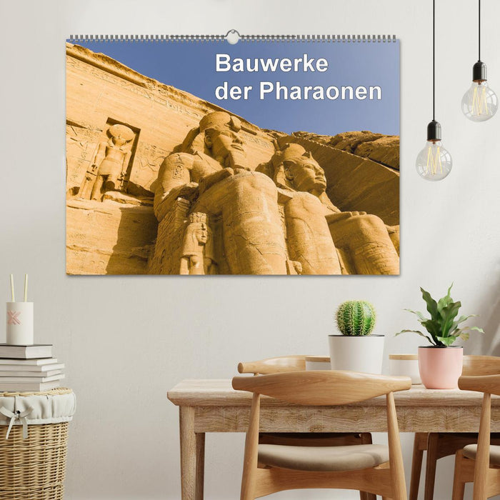 Bauwerke der Pharaonen (CALVENDO Wandkalender 2026)