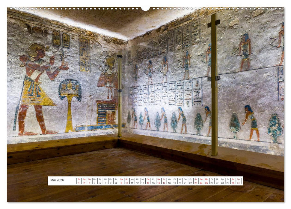 Bauwerke der Pharaonen (CALVENDO Wandkalender 2026)