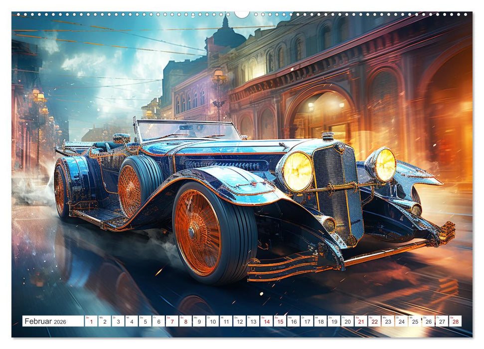 Alte Flitzer (CALVENDO Premium Wandkalender 2026)