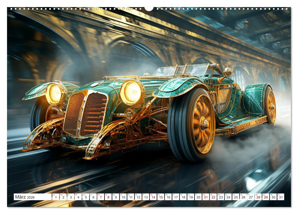 Alte Flitzer (CALVENDO Premium Wandkalender 2026)