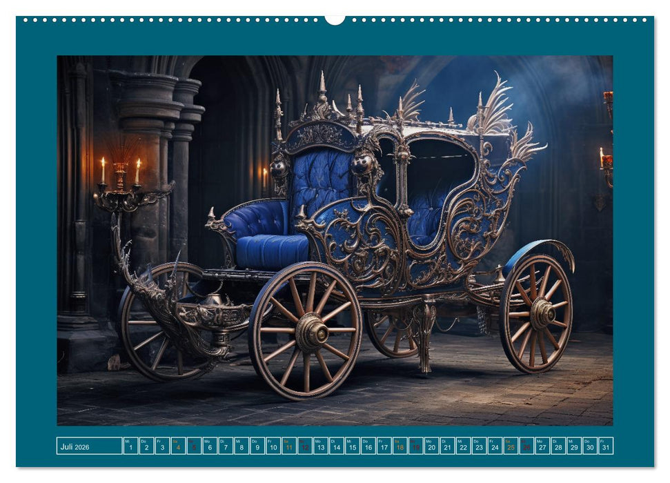 Skurrile Kutschen (CALVENDO Premium Wandkalender 2026)