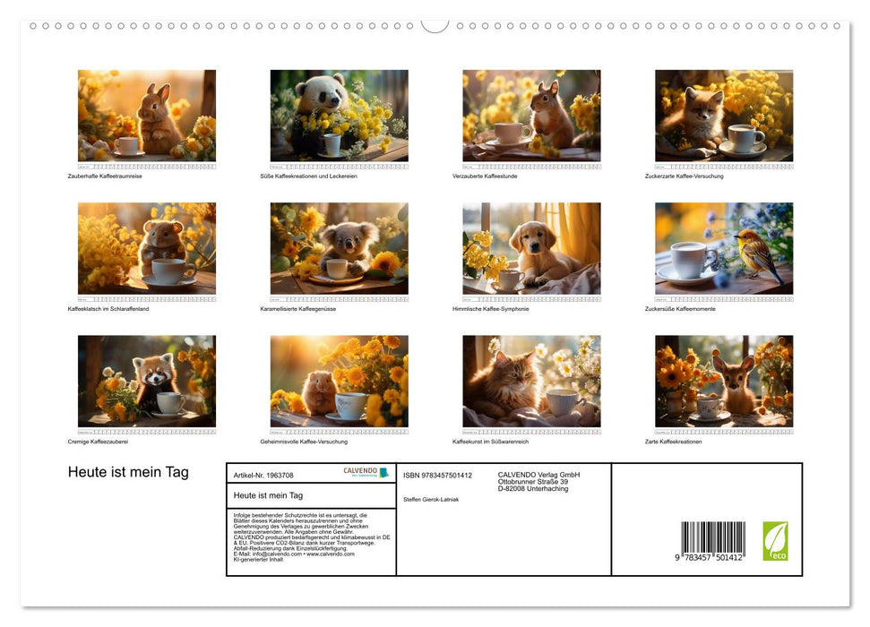 Heute ist mein Tag (CALVENDO Premium Wandkalender 2026)