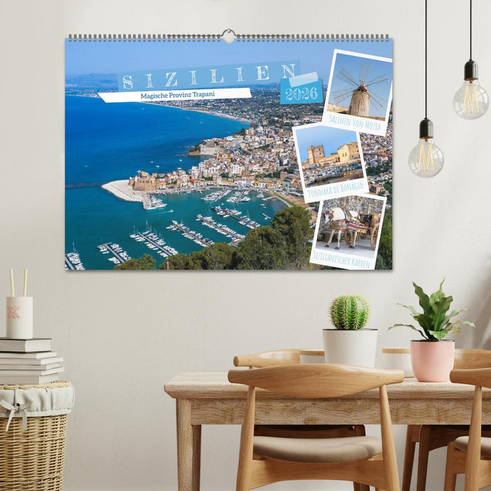Sizilien - Magische Provinz Trapani (CALVENDO Wandkalender 2026)