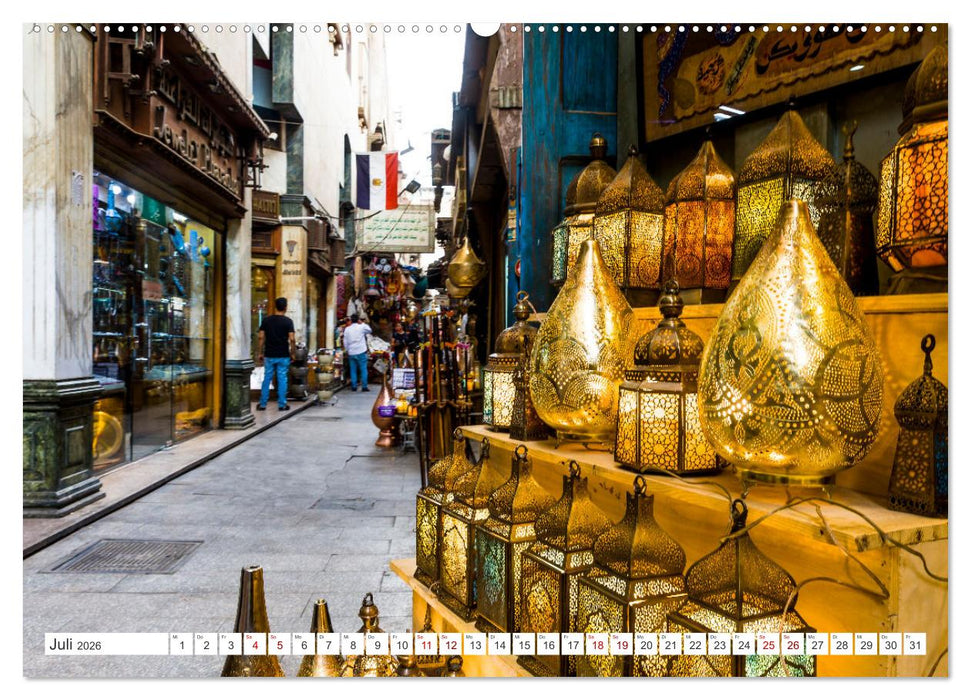 KAIRO Die ägyptische Metropole am Nil (CALVENDO Premium Wandkalender 2026)