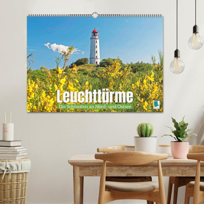 Leuchttürme: Die Schönsten an Nord- und Ostsee (CALVENDO Wandkalender 2026)