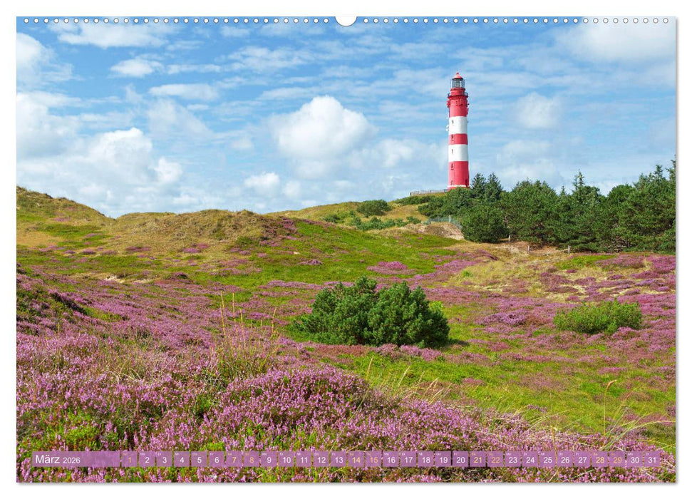 Leuchttürme: Die Schönsten an Nord- und Ostsee (CALVENDO Wandkalender 2026)