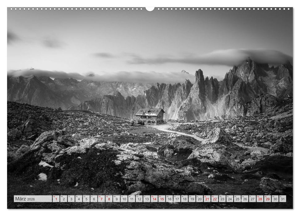 Monochrome Wonders (CALVENDO Premium Wandkalender 2026)