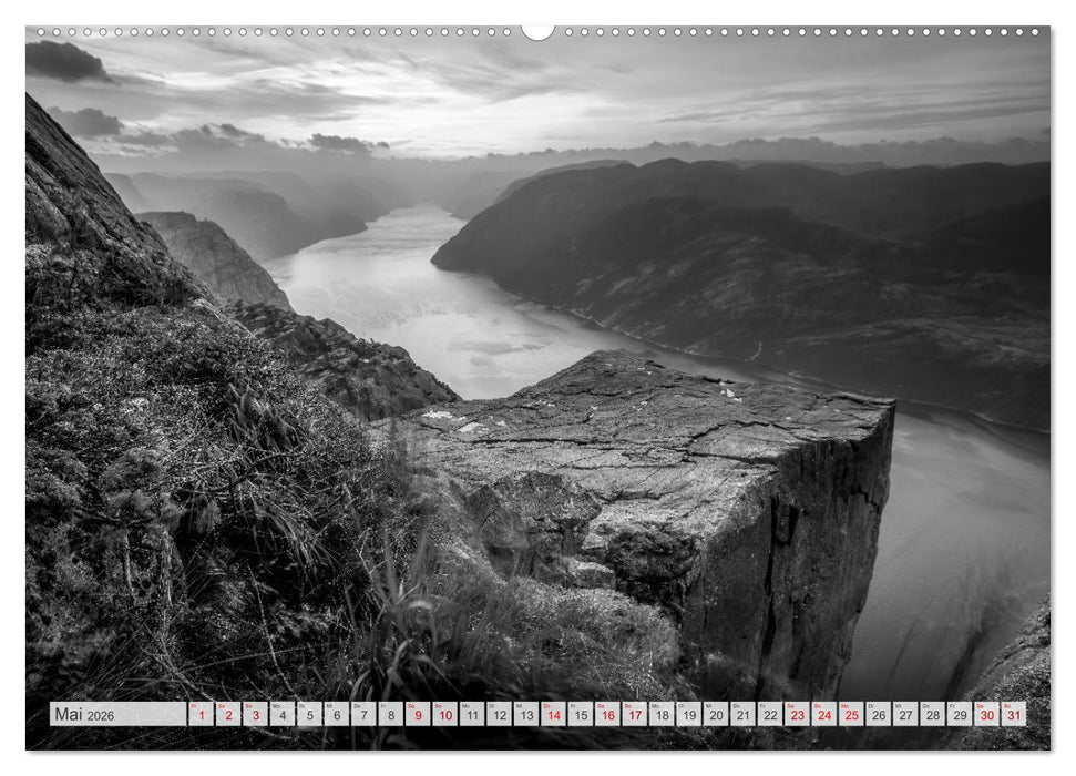 Monochrome Wonders (CALVENDO Premium Wandkalender 2026)