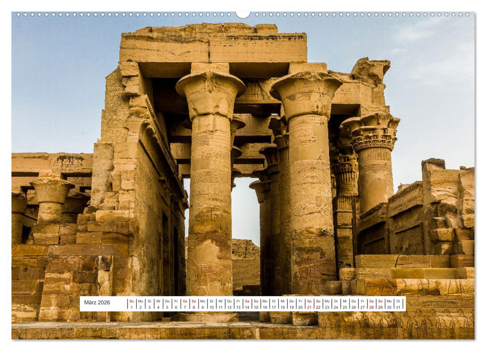 Bauwerke der Pharaonen (CALVENDO Premium Wandkalender 2026)
