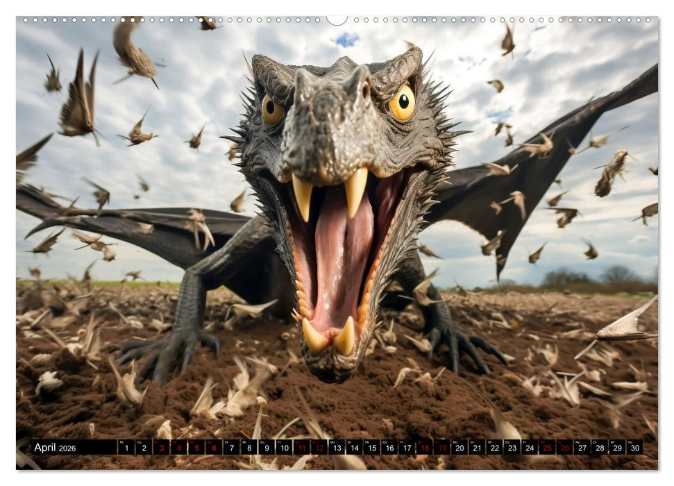 Drachenkrieger (CALVENDO Wandkalender 2026)