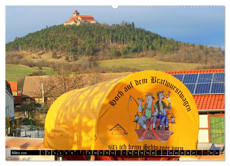 Zwischen Wartburg und Mühltal (CALVENDO Wandkalender 2026)