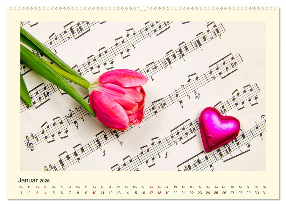 Das schönste Jahr, das Jahr der LIEBE (CALVENDO Premium Wandkalender 2026)