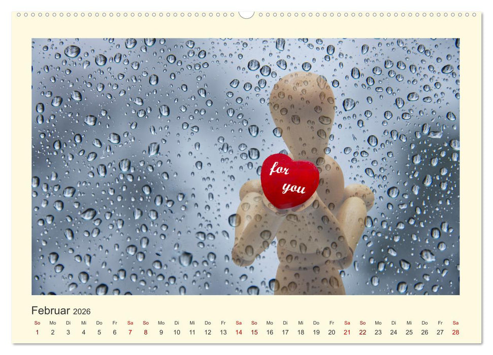 Das schönste Jahr, das Jahr der LIEBE (CALVENDO Premium Wandkalender 2026)