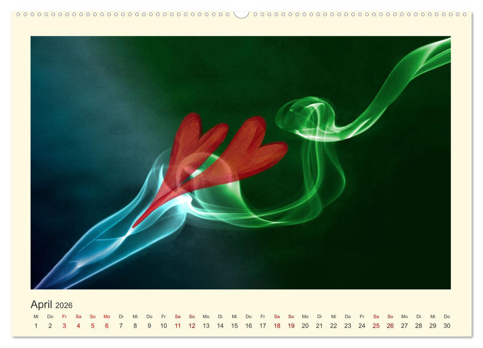 Das schönste Jahr, das Jahr der LIEBE (CALVENDO Premium Wandkalender 2026)