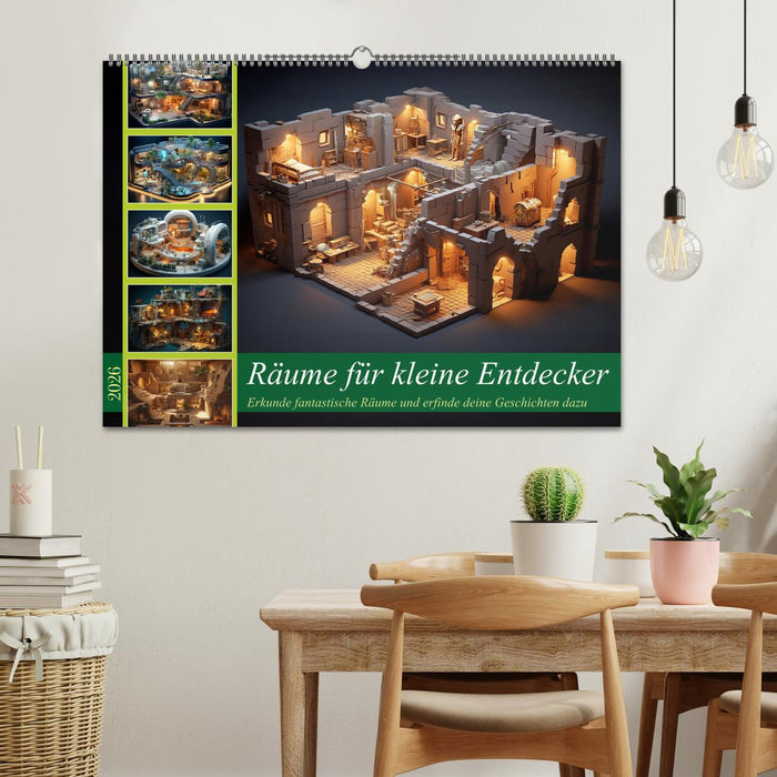 Räume für kleine Entdecker (CALVENDO Wandkalender 2026)