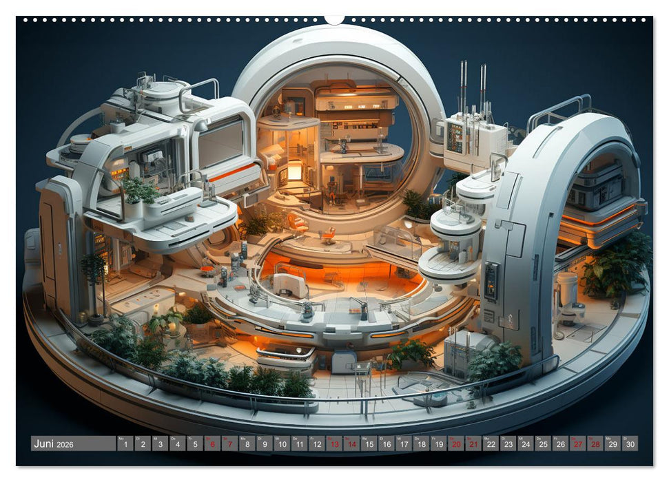 Räume für kleine Entdecker (CALVENDO Wandkalender 2026)