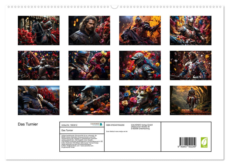Das Turnier (CALVENDO Premium Wandkalender 2026)