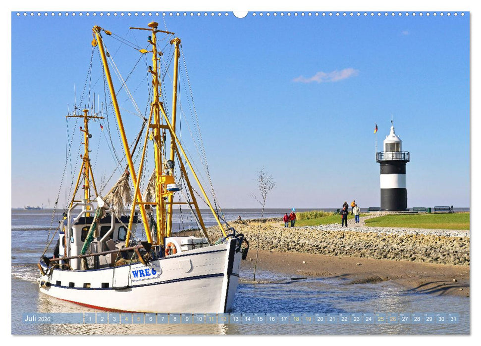 Leuchttürme: Die Schönsten an Nord- und Ostsee (CALVENDO Premium Wandkalender 2026)