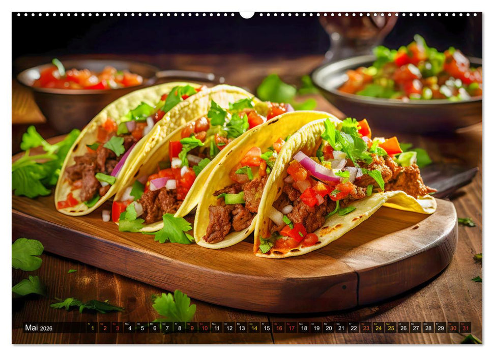 Mampf mit Kult! - Für Liebhaber von Fastfood-Klassikern (CALVENDO Wandkalender 2026)