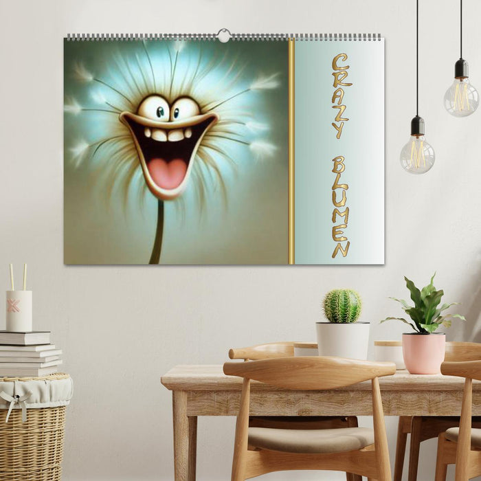 Crazy Blumen (CALVENDO Wandkalender 2026)