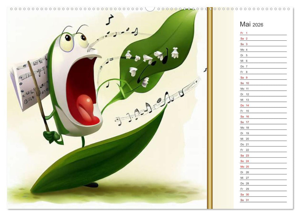 Crazy Blumen (CALVENDO Wandkalender 2026)