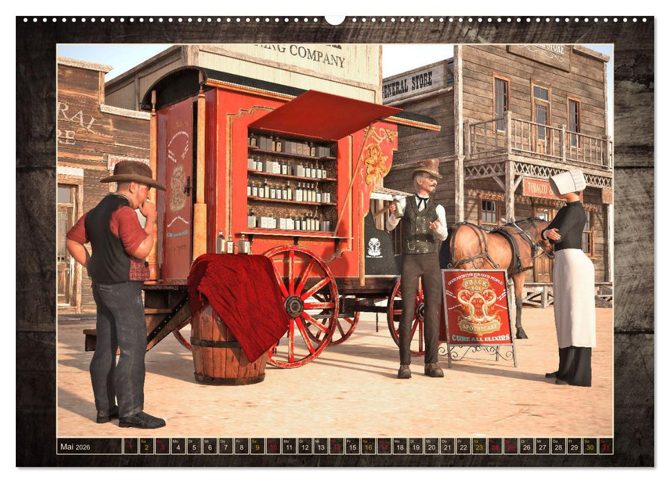 Wild West Outlaws (CALVENDO Wandkalender 2026)