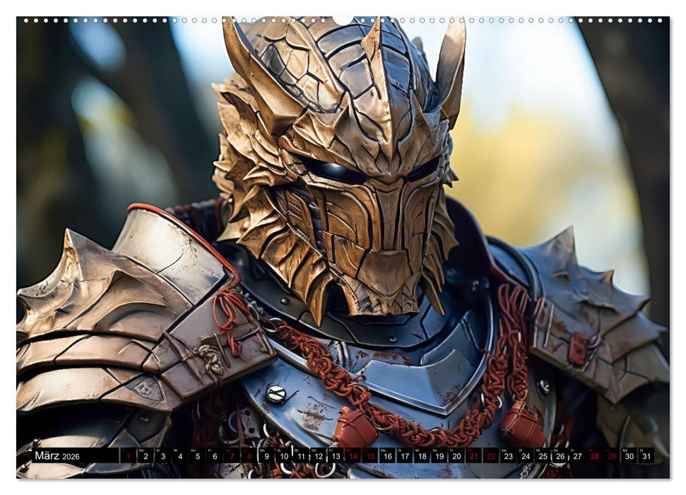 Drachenkrieger (CALVENDO Premium Wandkalender 2026)