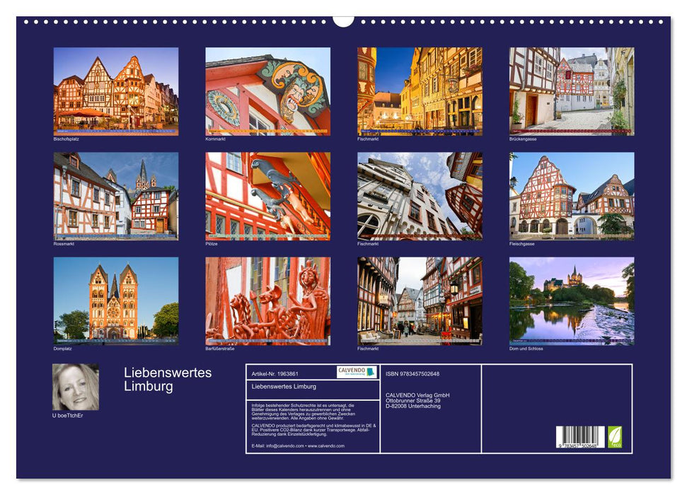 Liebenswertes Limburg (CALVENDO Wandkalender 2026)