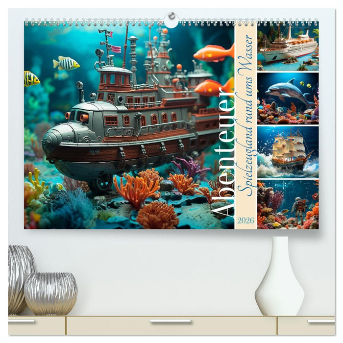 Abenteuer Spielzeugland rund ums Wasser (CALVENDO Premium Wandkalender 2026)