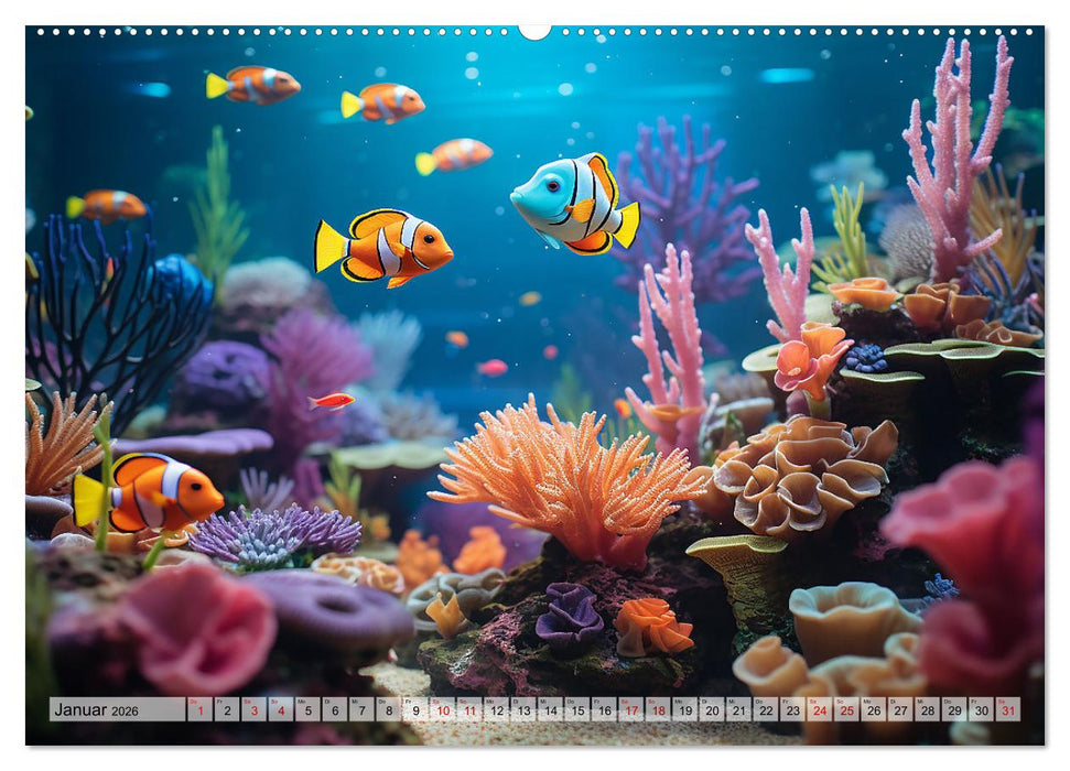 Abenteuer Spielzeugland rund ums Wasser (CALVENDO Premium Wandkalender 2026)