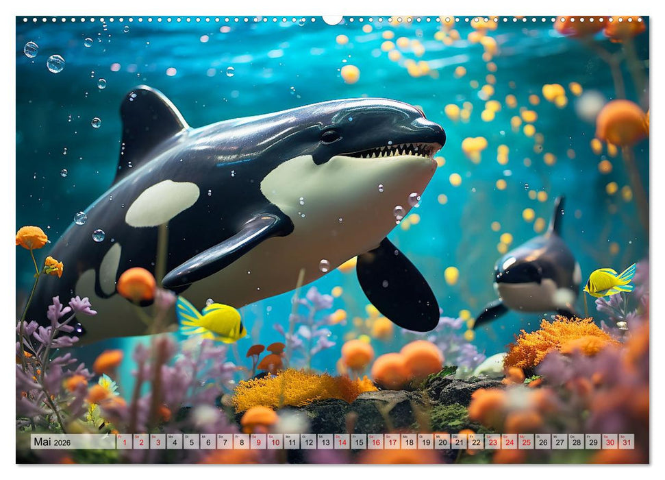 Abenteuer Spielzeugland rund ums Wasser (CALVENDO Premium Wandkalender 2026)