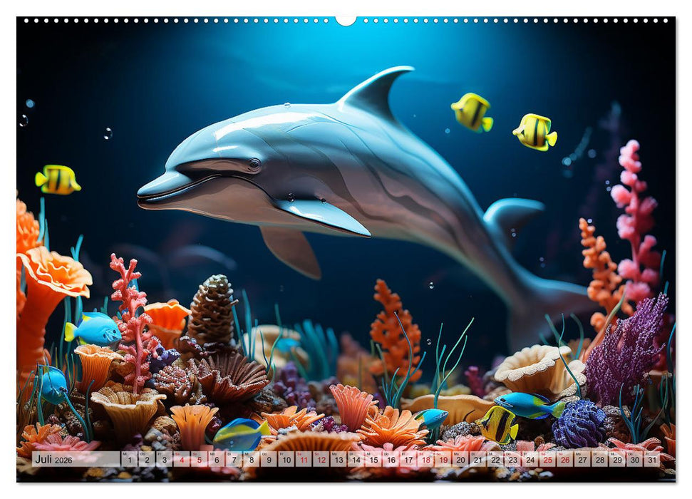 Abenteuer Spielzeugland rund ums Wasser (CALVENDO Premium Wandkalender 2026)