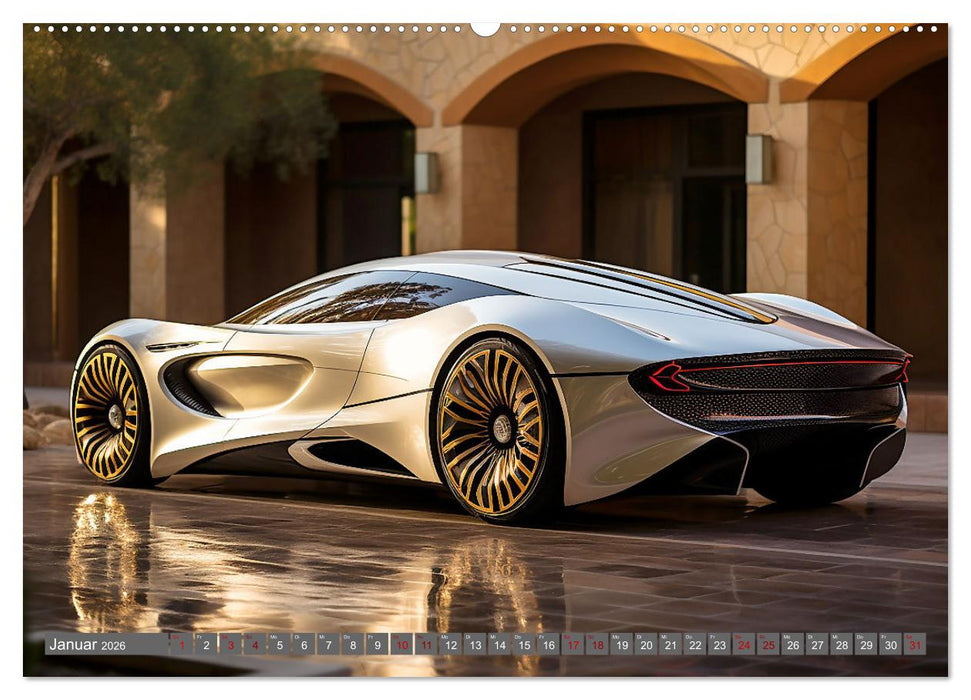 Edel, schnell, elegant (CALVENDO Premium Wandkalender 2026)