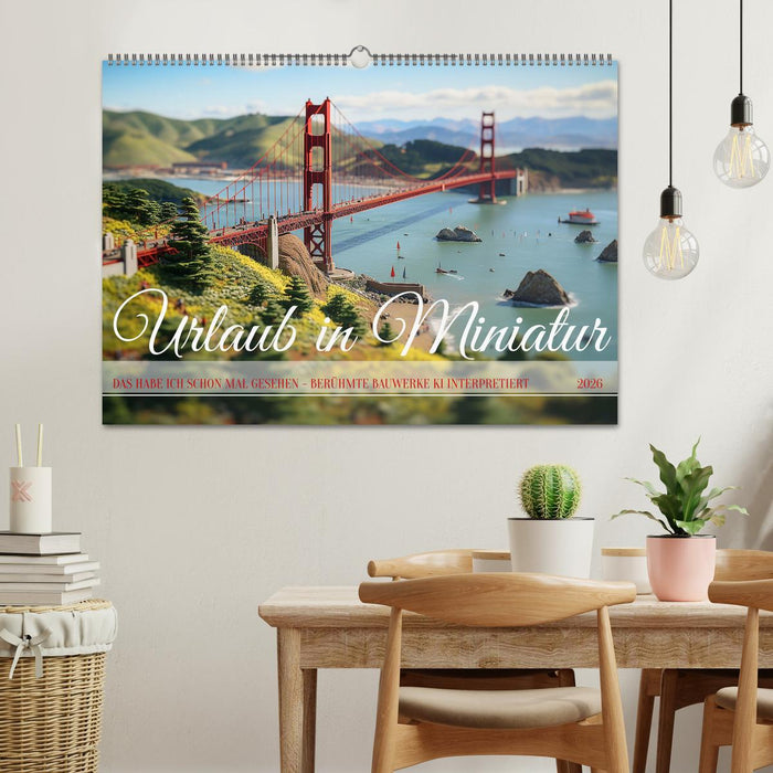 Urlaub in Miniatur (CALVENDO Wandkalender 2026)