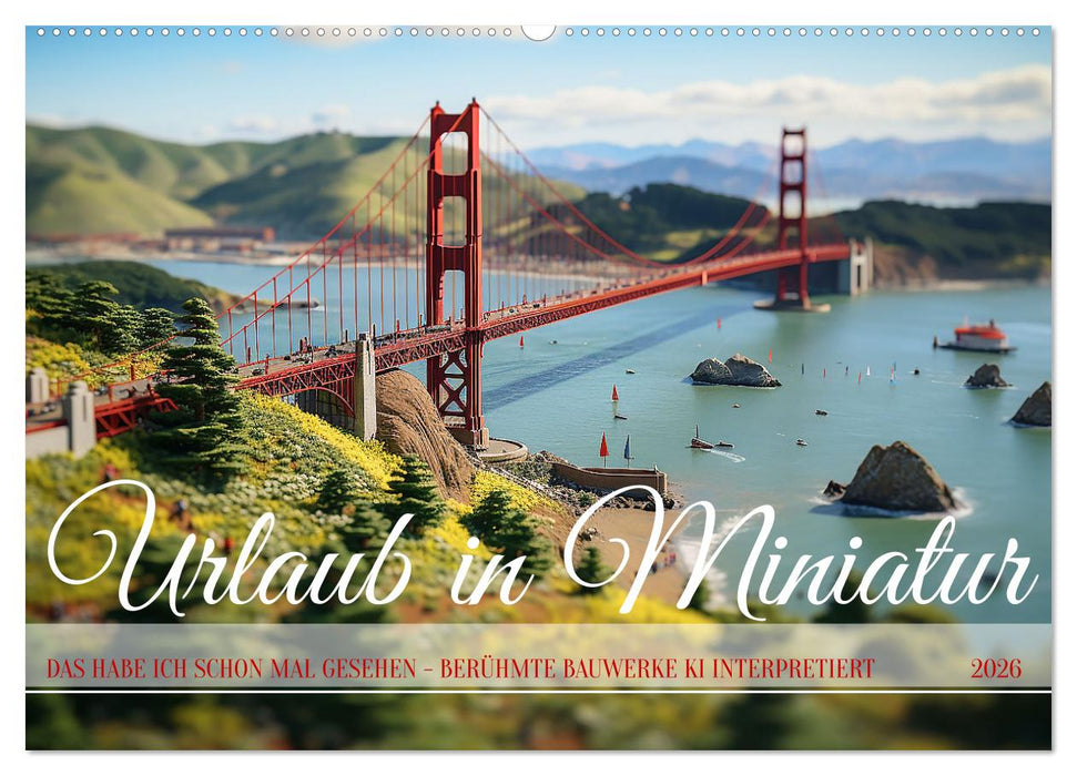 Urlaub in Miniatur (CALVENDO Wandkalender 2026)