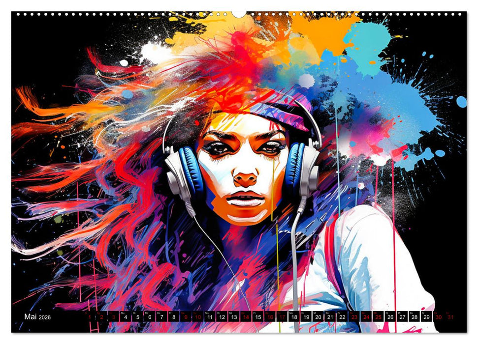 Color Dance Art (CALVENDO Wandkalender 2026)