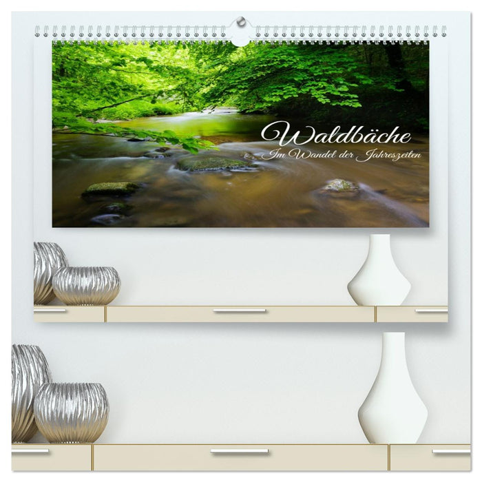 Waldbäche - Im Wandel der Jahreszeiten (CALVENDO Premium Wandkalender 2026)
