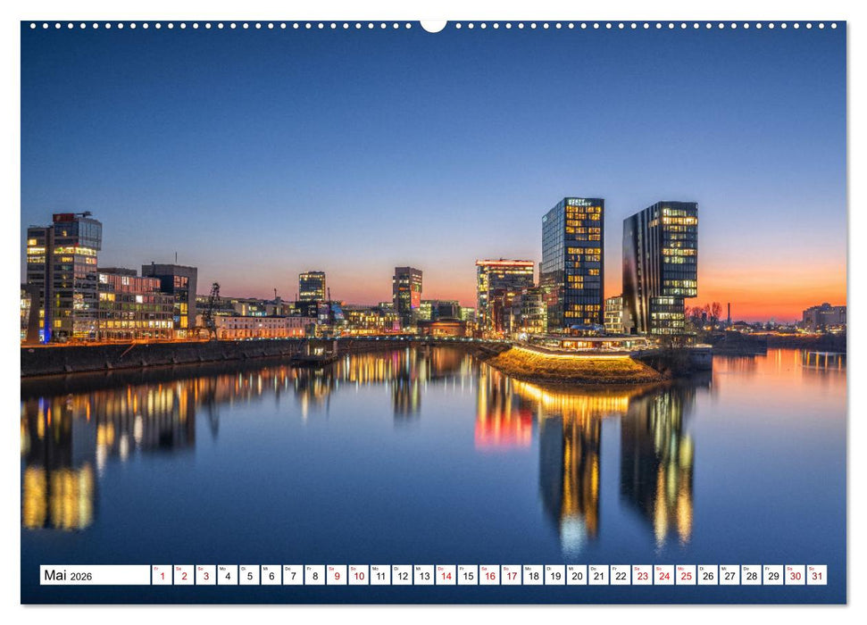 Urbane Impressionen. Düsseldorf - Moderne Stadt mit grünem Herz. (CALVENDO Premium Wandkalender 2026)
